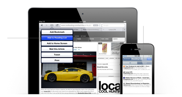 Features safari readinglist